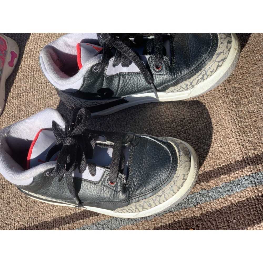 Nike Nike Air Jordan 3 Retro BP Black/Cement Kids - image 5