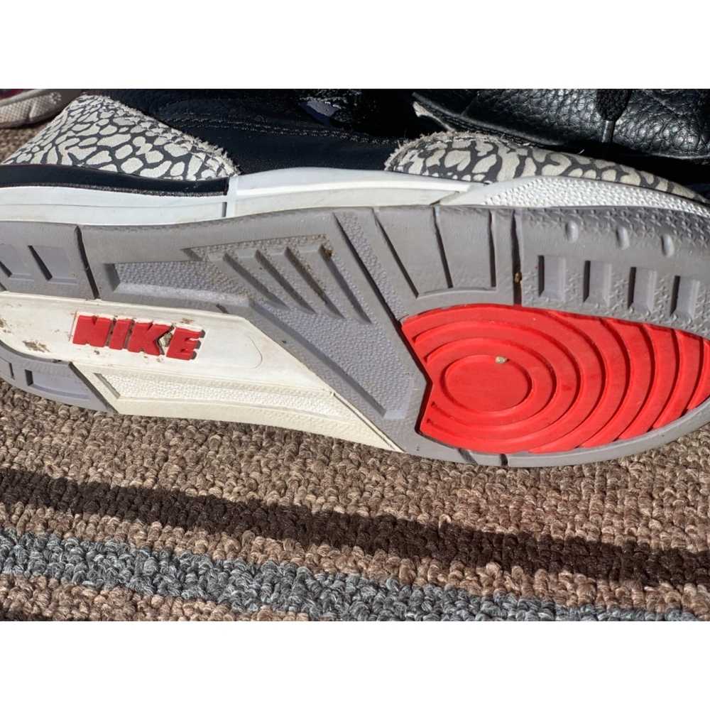 Nike Nike Air Jordan 3 Retro BP Black/Cement Kids - image 6