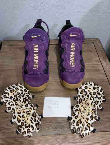 Nike air hotsell money purple leopard