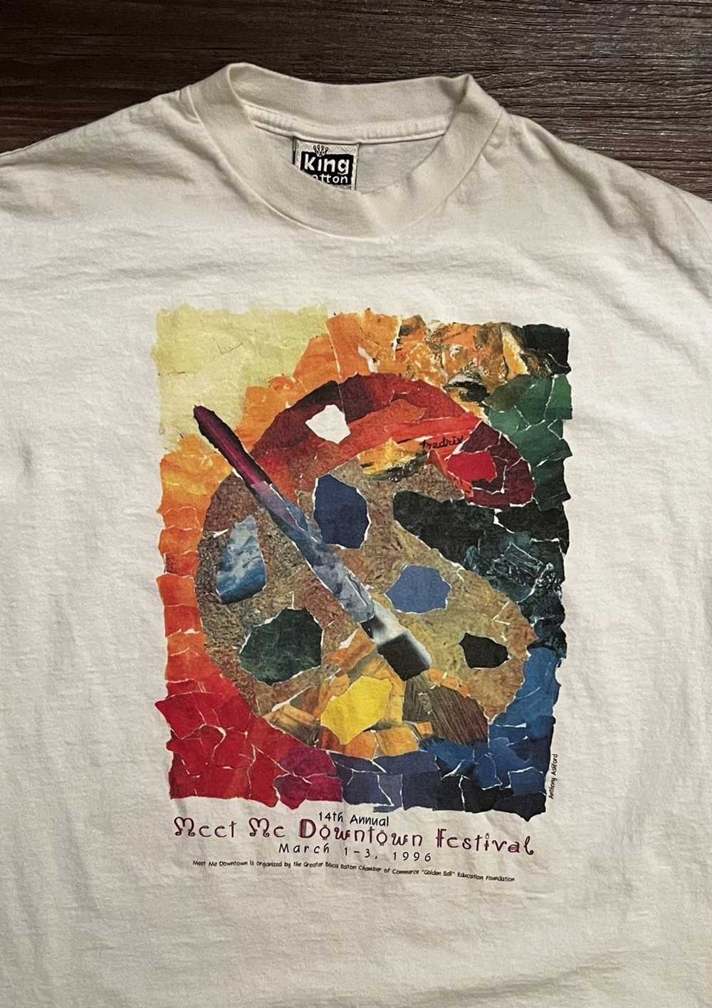 Vintage Vintage arts festival t-shirt size XL - image 2