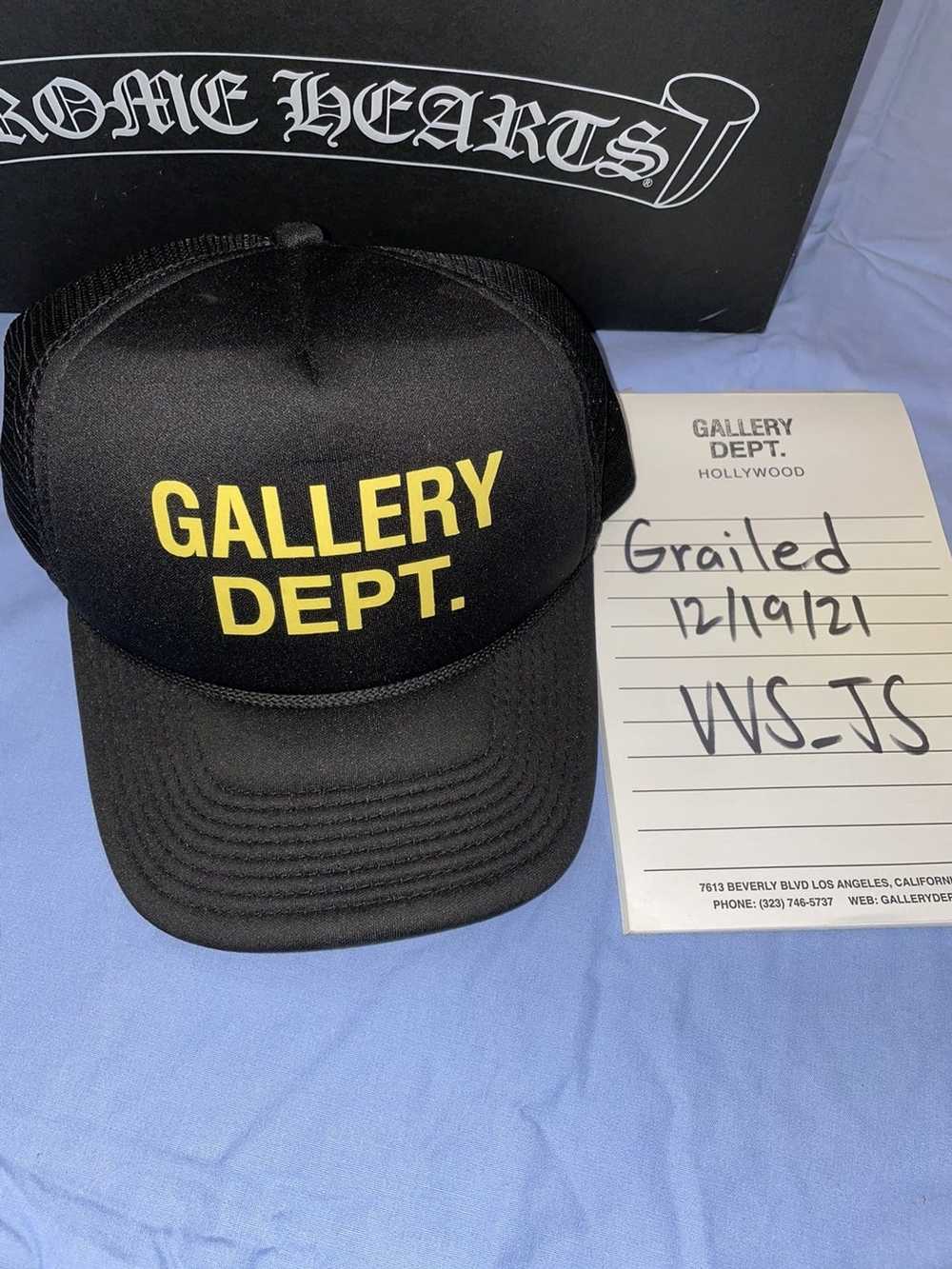 Gallery Dept. Gallery Dept. Logo Trucker Hat Black - image 1