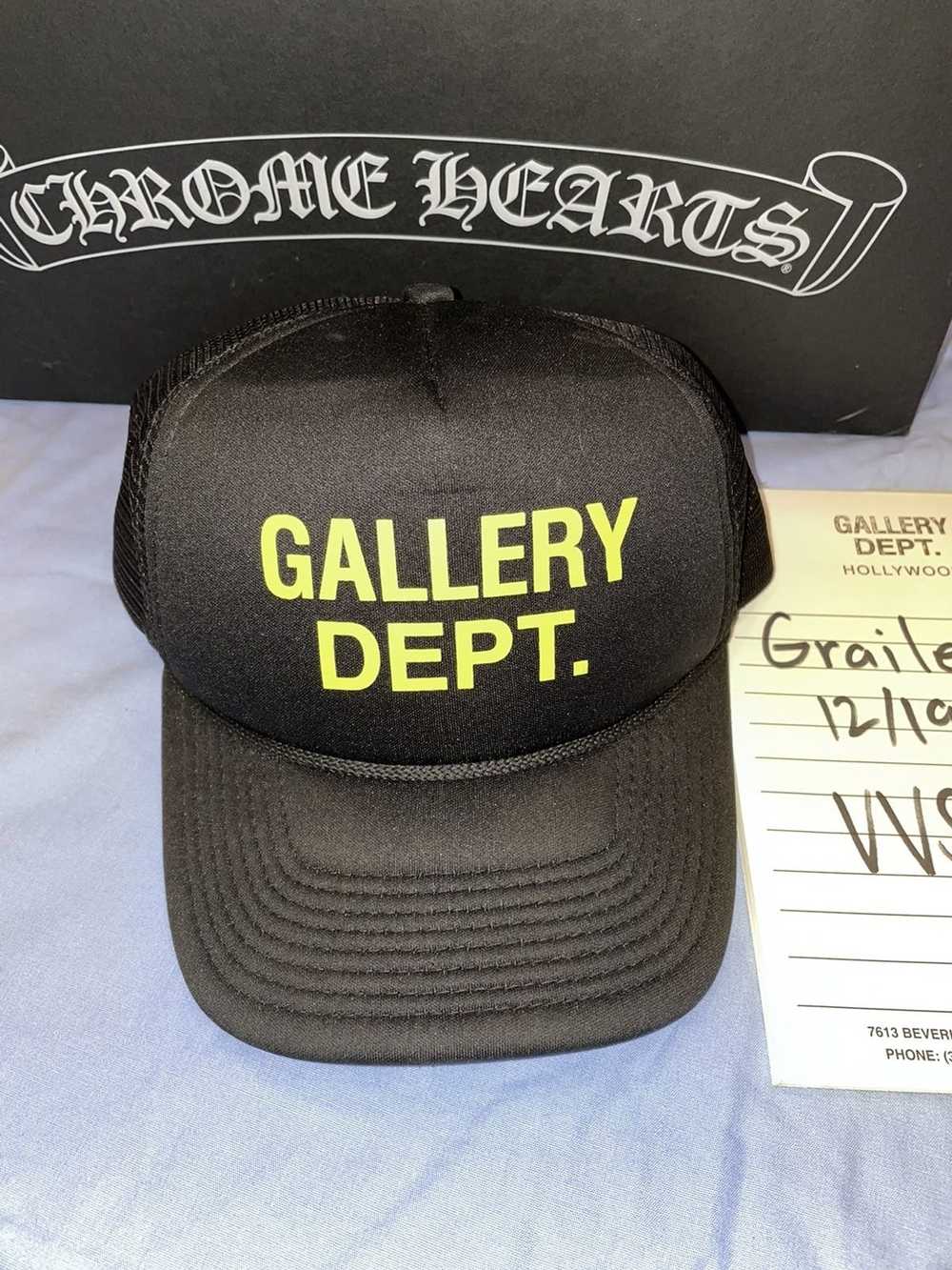 Gallery Dept. Gallery Dept. Logo Trucker Hat Black - image 2