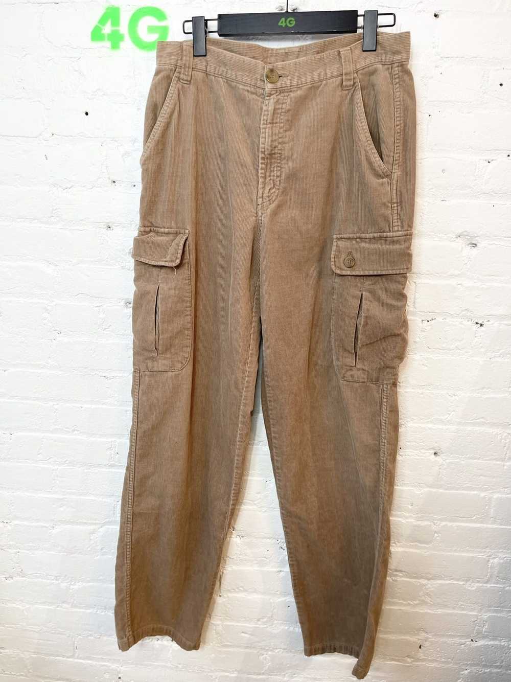 Vintage Vintage 90s Baggy Corduroy Cargo Pants Je… - image 11