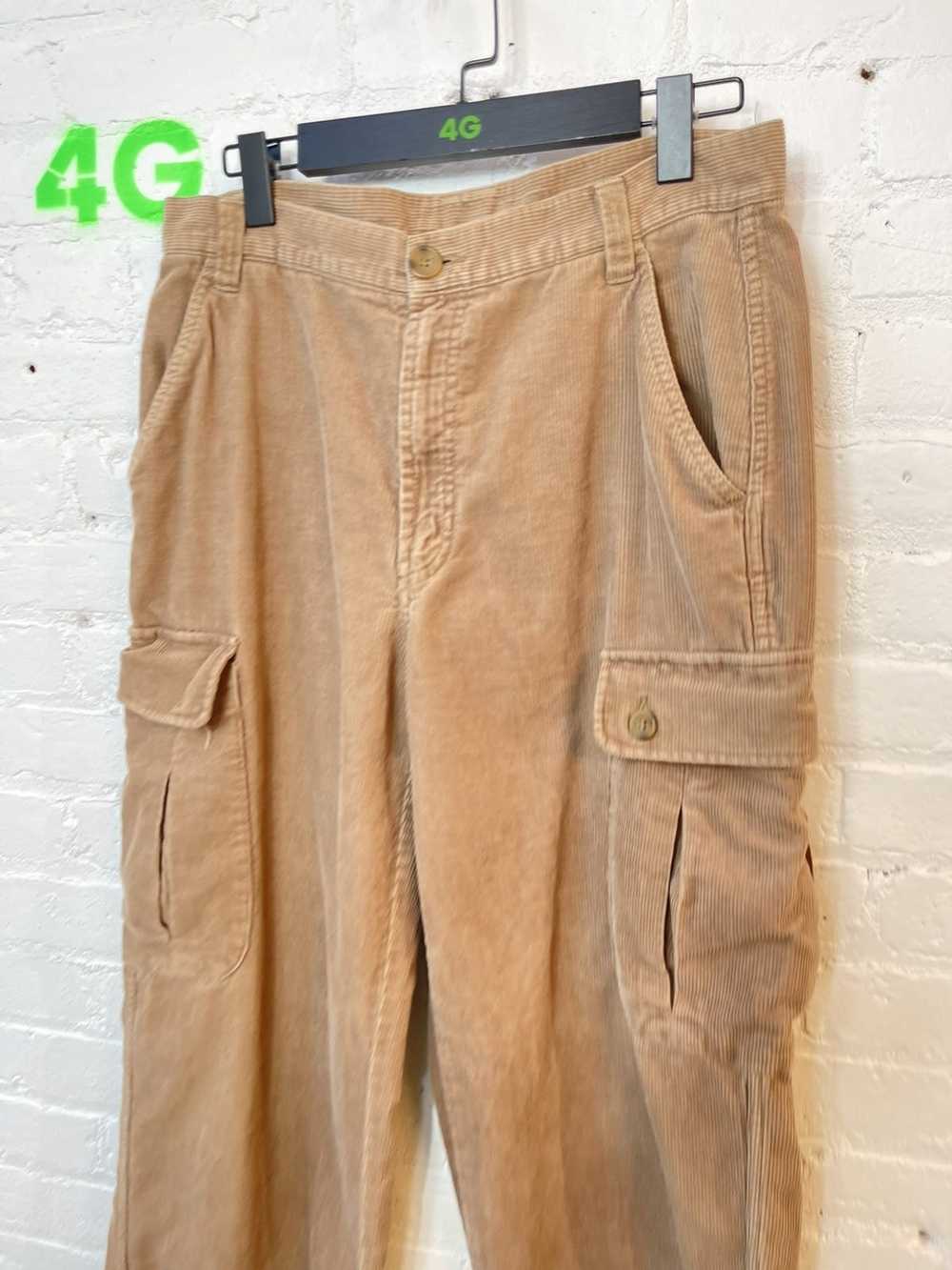 Vintage Vintage 90s Baggy Corduroy Cargo Pants Je… - image 3