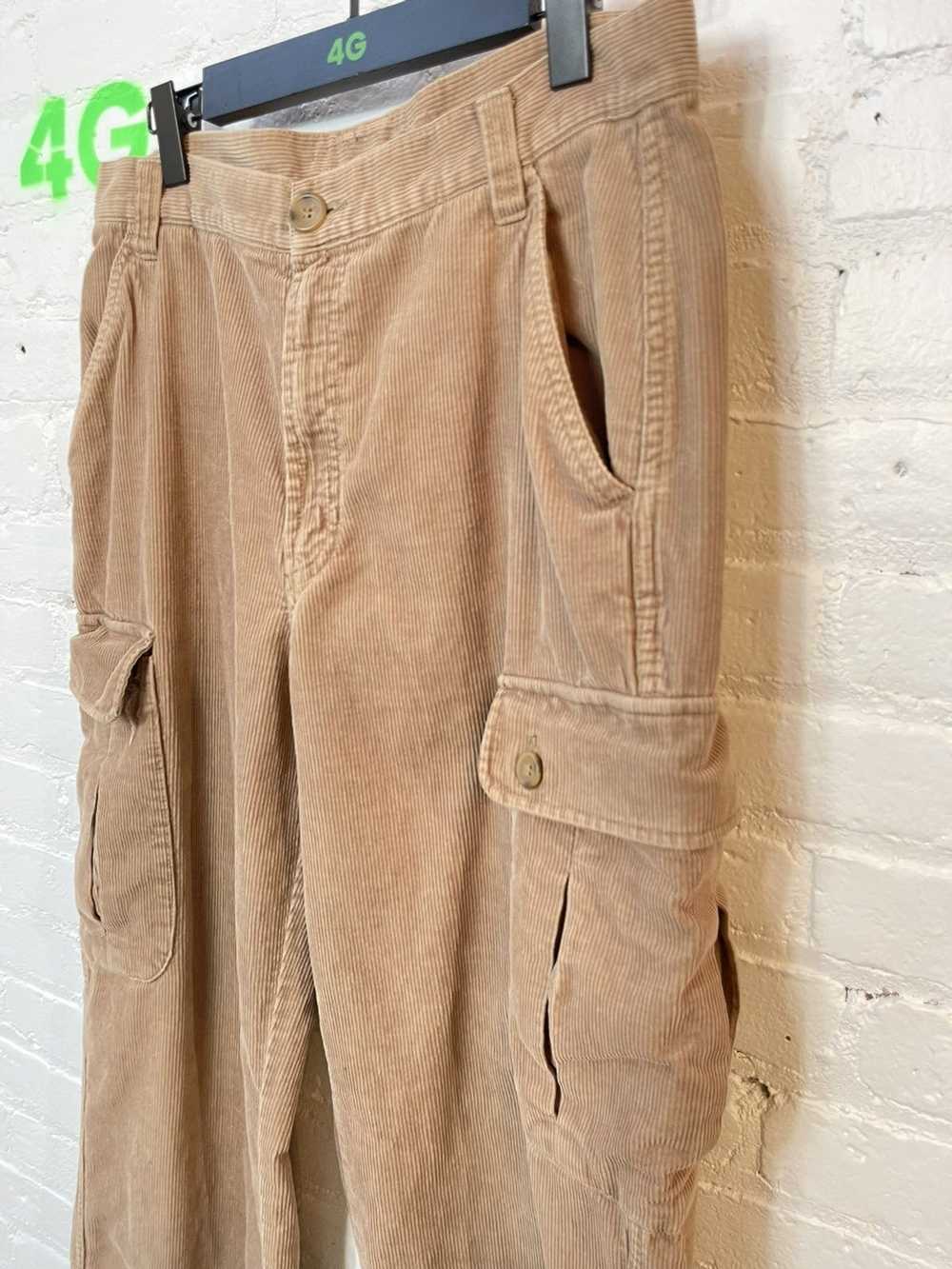 Vintage Vintage 90s Baggy Corduroy Cargo Pants Je… - image 4