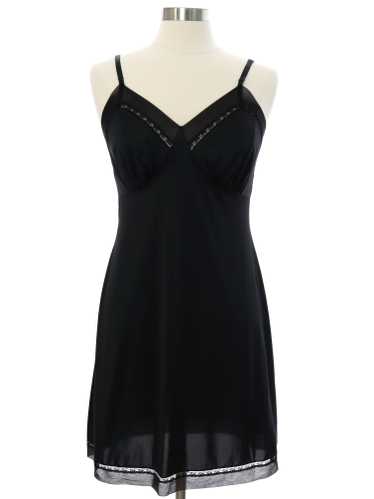 vintage sheer nightgown lingerie black small ? full length negligee 50's  60's - Conseil scolaire francophone de Terre-Neuve et Labrador