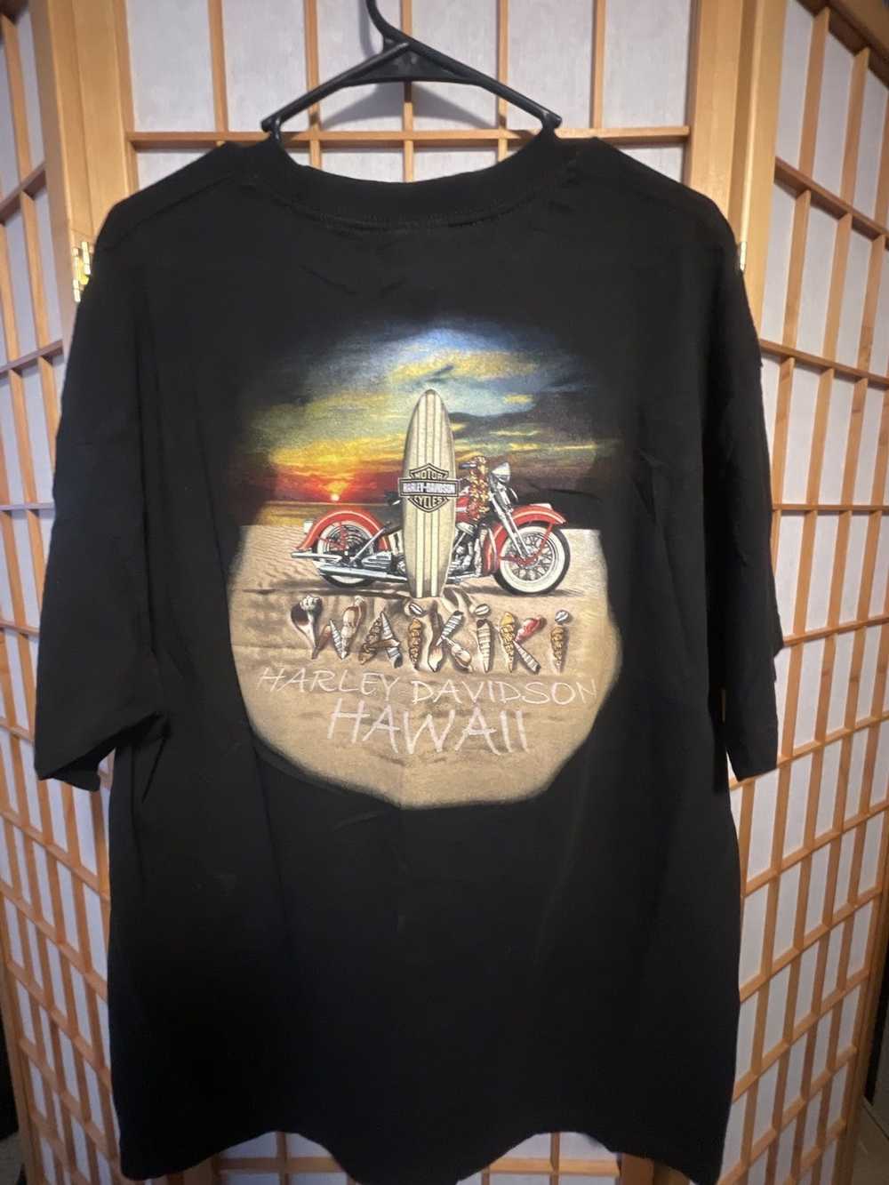 Harley Davidson Harley Davidson Waikiki Hawaii t-… - image 1