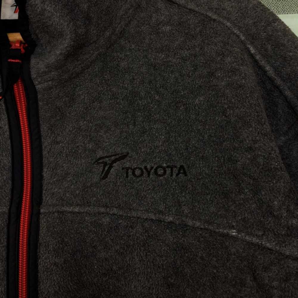 Japanese Brand × Vintage Toyota Fleece Sweater / … - image 4