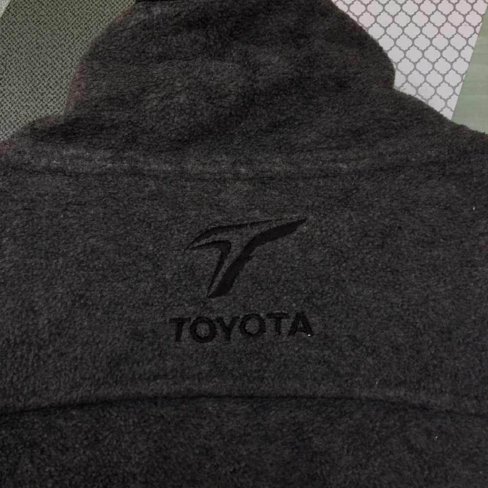 Japanese Brand × Vintage Toyota Fleece Sweater / … - image 6