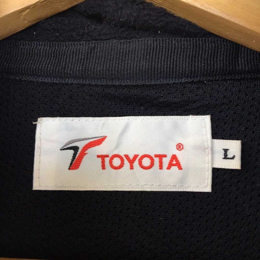 Japanese Brand × Vintage Toyota Fleece Sweater / … - image 7