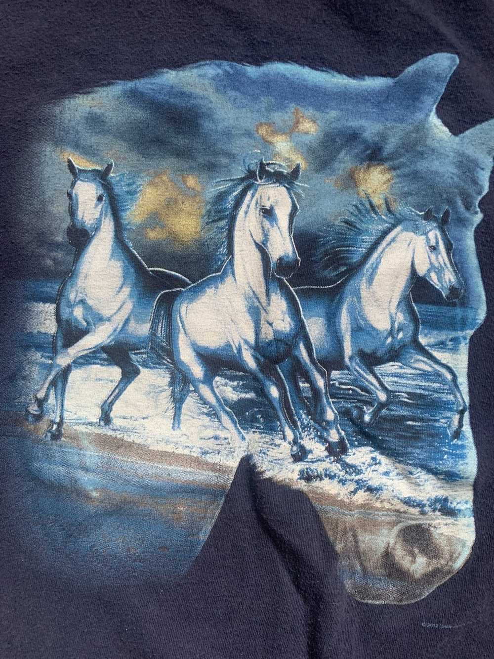 Other × Vintage Vintage Horse Nature T Shirt Anim… - image 2