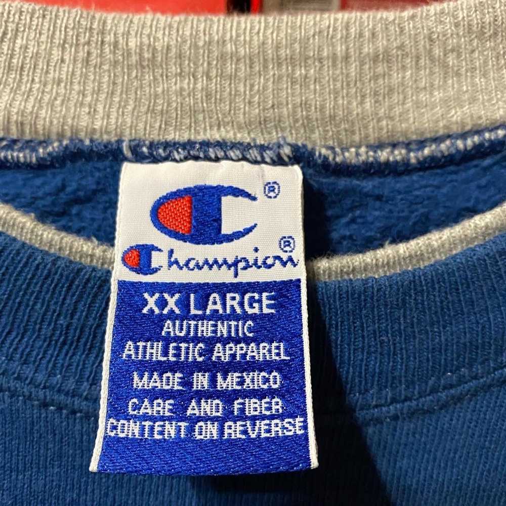 Champion × Vintage Vintage 90s champion sweatshirt - image 4
