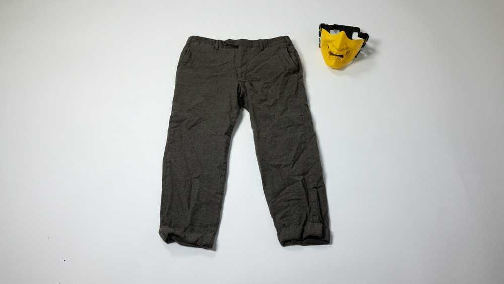 Vintage Bella Spalla Grey Cropped Wool Trousers - image 1