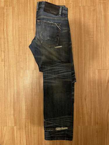 Cult of individuality cheapest black rebel straight jeans size 40x34 big & tall