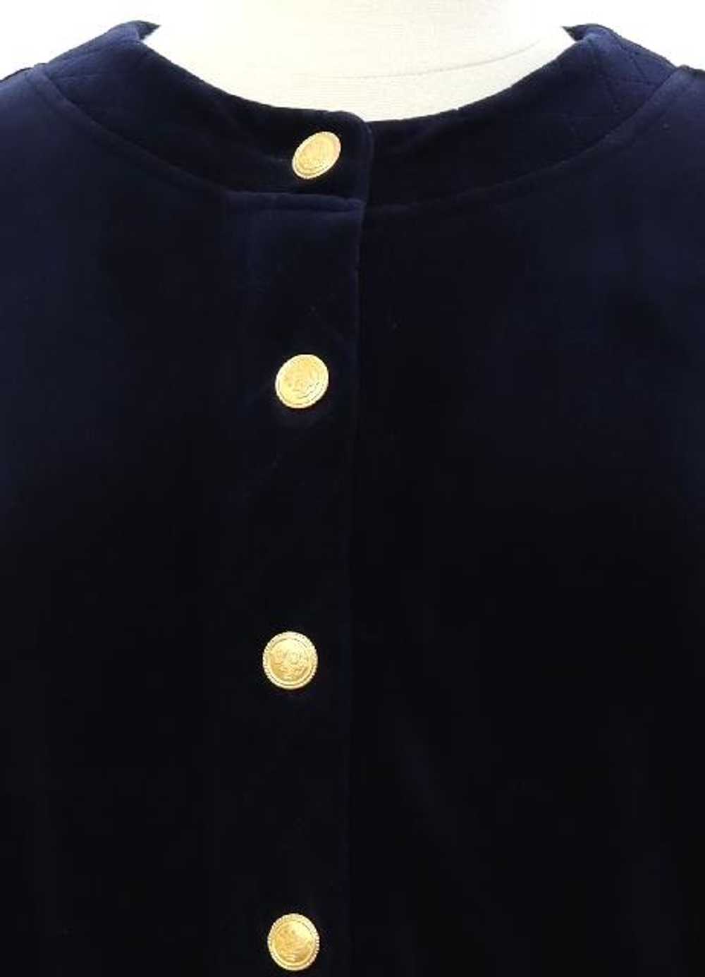 1980's Essential Elements Womens Velour Jacket - image 2