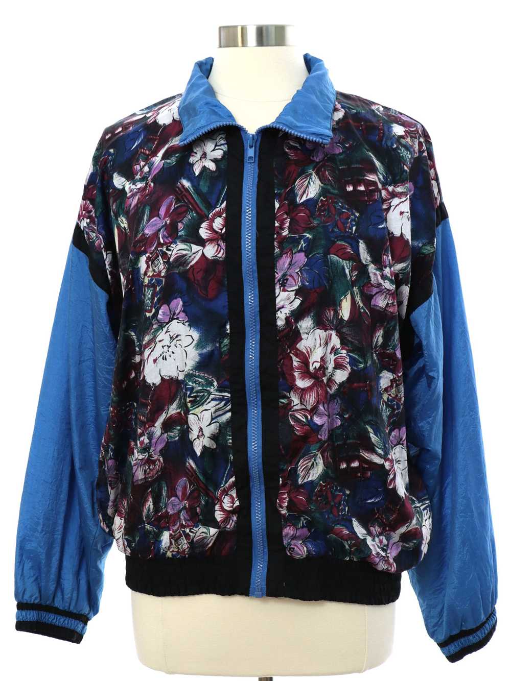 1980's Le Studio Sport Womens Windbreaker Jacket - image 1