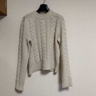 Acne Studios Cropped Fisherman Knit Sweater - image 1