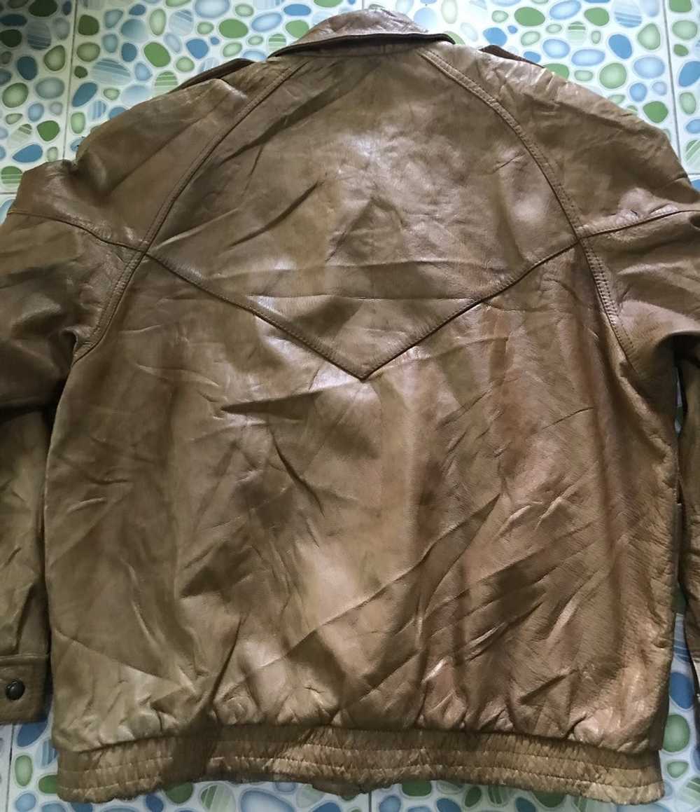 Japanese Brand × Vintage Unbranded Leather Jacket - image 3