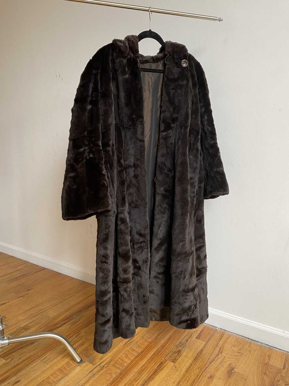 Vintage Sheared mink reversible fur coat - image 1