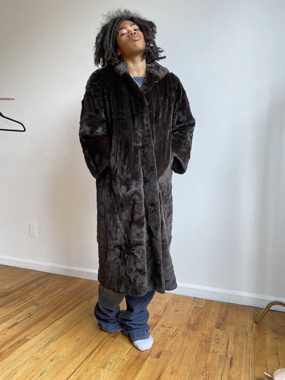 Vintage Sheared mink reversible fur coat - image 3