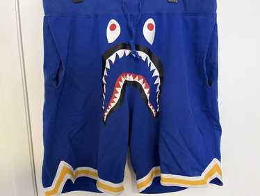 Bape shark hot sale shorts blue