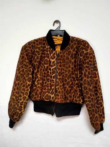 Art × Designer × Streetwear Bomber Leopard Style Z