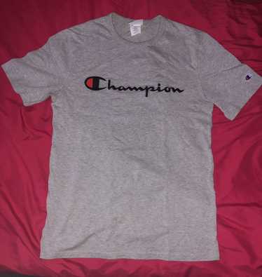 Champion Champion Heritage GREY Embroidered Logo T