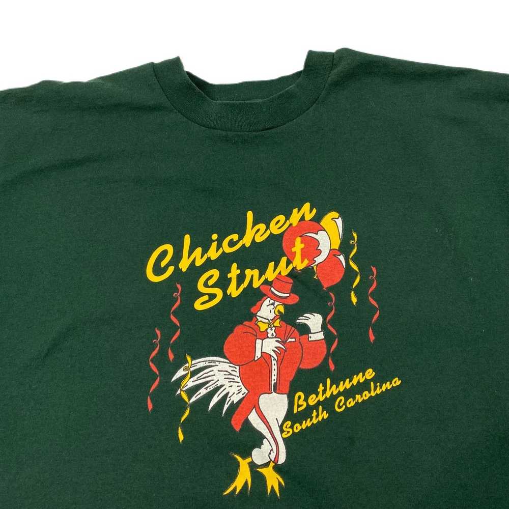 Vintage Bethune NC Chicken Strut Tee XL - image 3