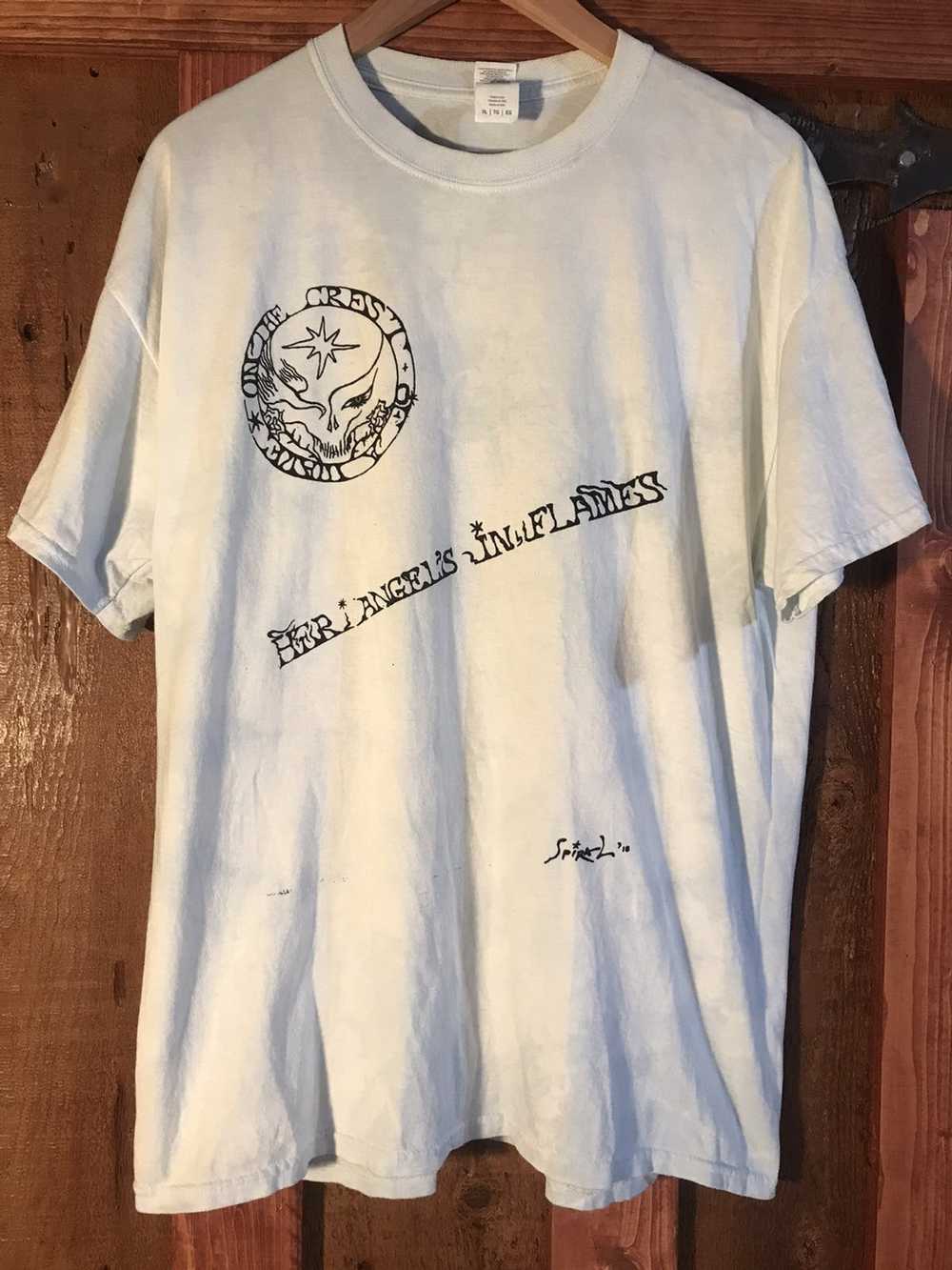 Grateful Dead Worn Spiral Angels In Flames XL - image 1