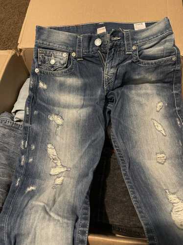 True Religion Straight Cut Denim Jeans