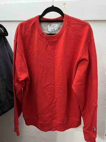 Champion × Vintage Red Champion Crewneck Sweater
