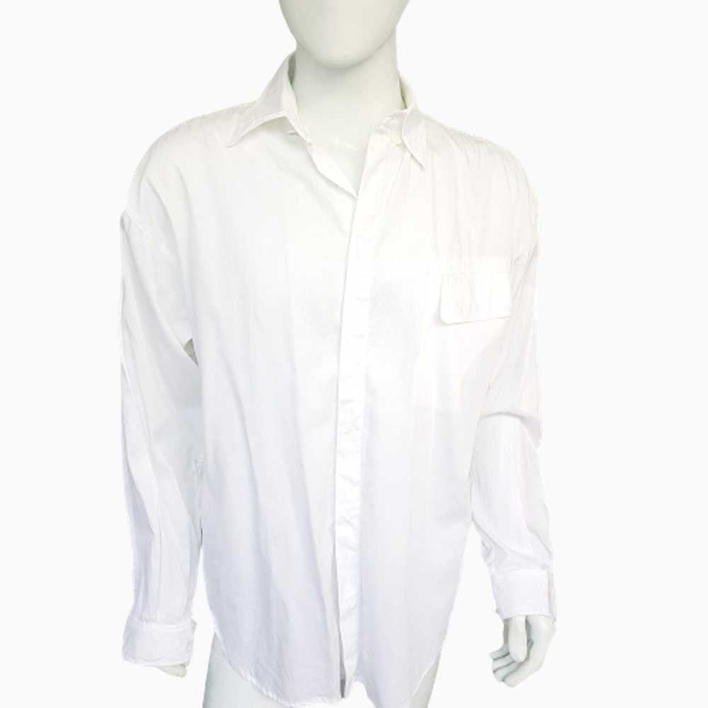 Versace GIANNI VERSACE Vintage 90s Auth Shirt Whi… - image 3