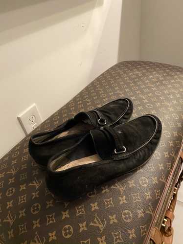 Men's Louis Vuitton Burgundy Lace Up Spectator Oxford Shoes Size 10.5