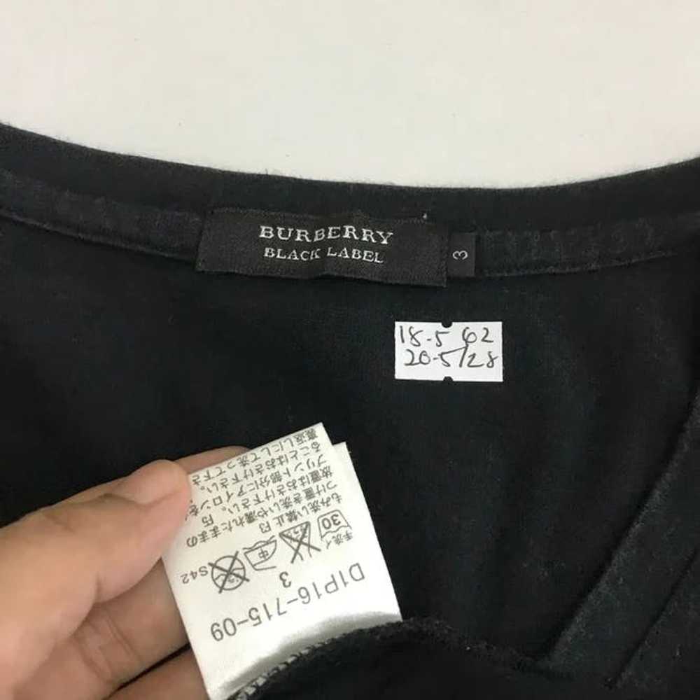 Burberry 💣 OFFER Vtg BURBERRY BLACK LABEL Big Lo… - image 4