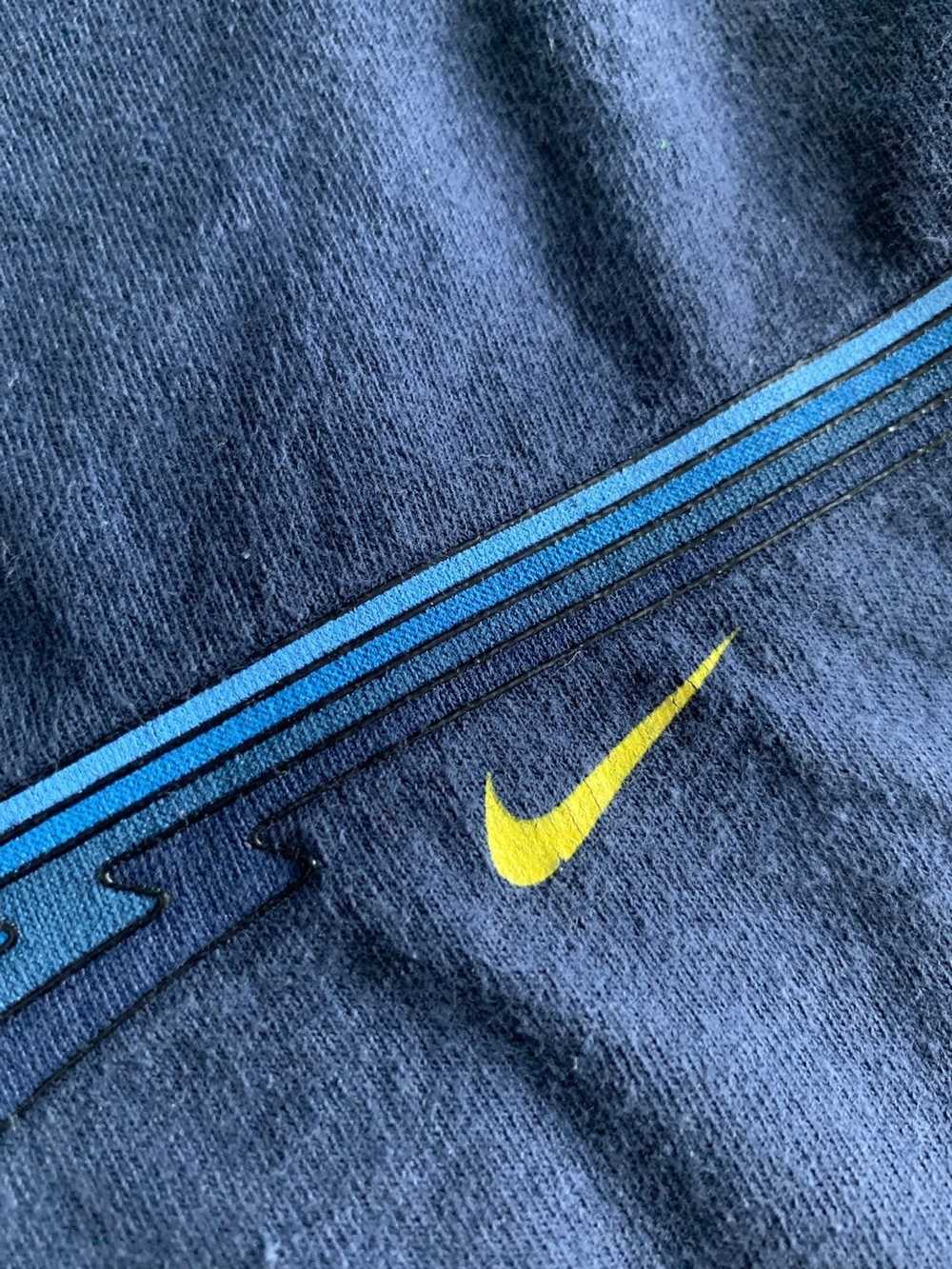 Nike × Vintage Vintage Nike Air Max T-shirt Blue - image 3