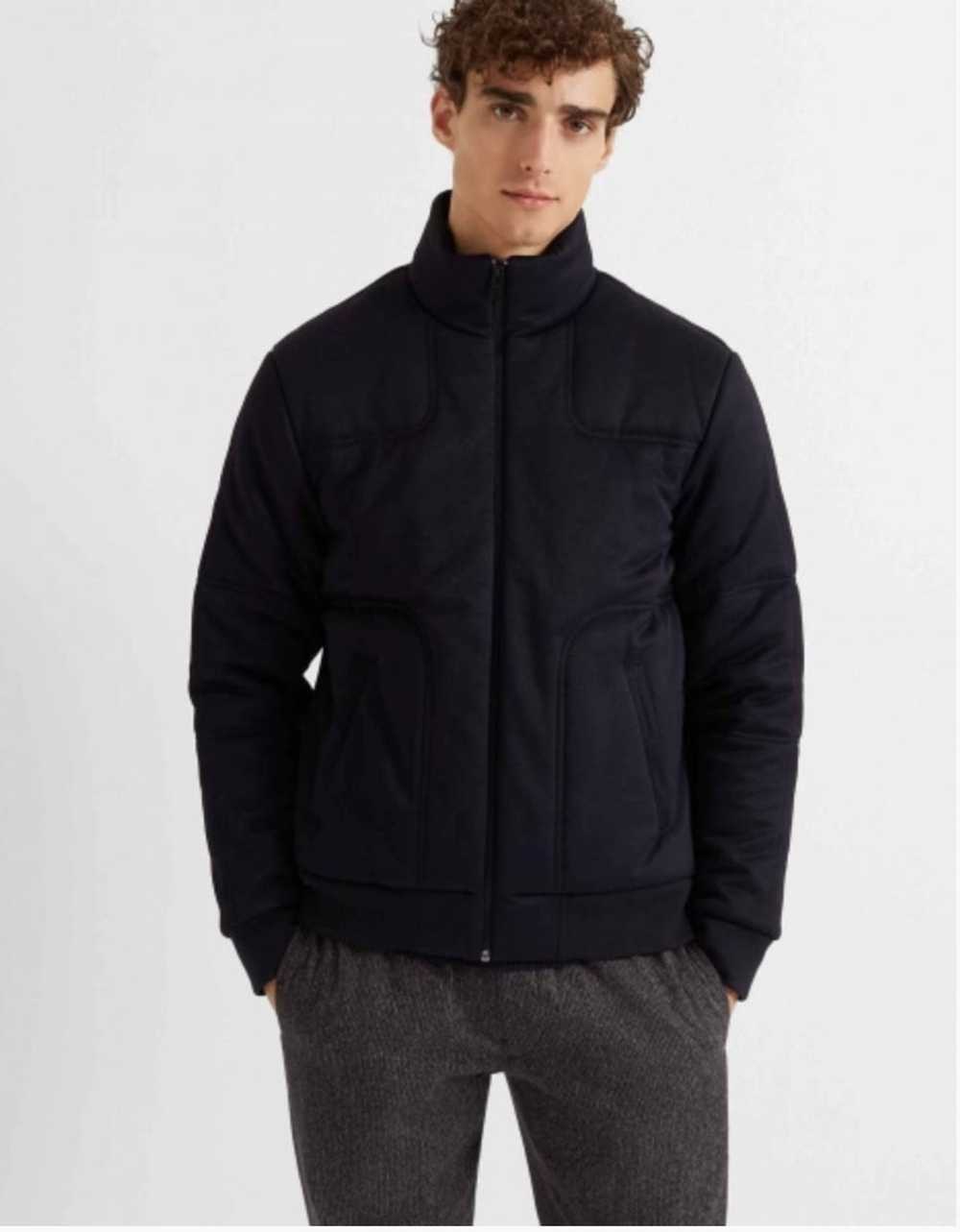 Club Monaco Quilted Puffer Bomber Jacket - Gem
