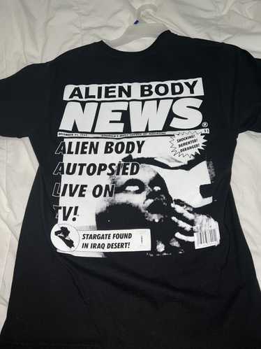 Pictureplane Alien Body Alien Body News Tee - image 1