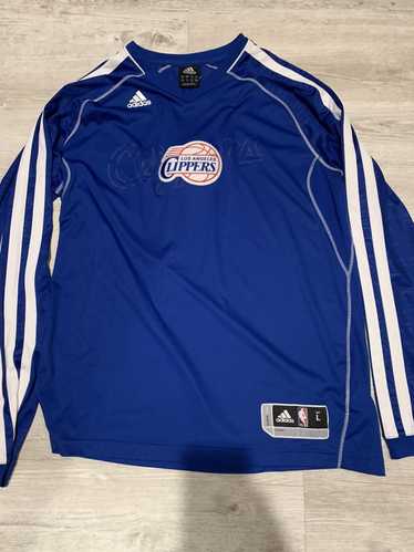 LA Clippers Jacket Adult XL Blue Red Full Zip Track Jacket NBA Basketball  Adidas