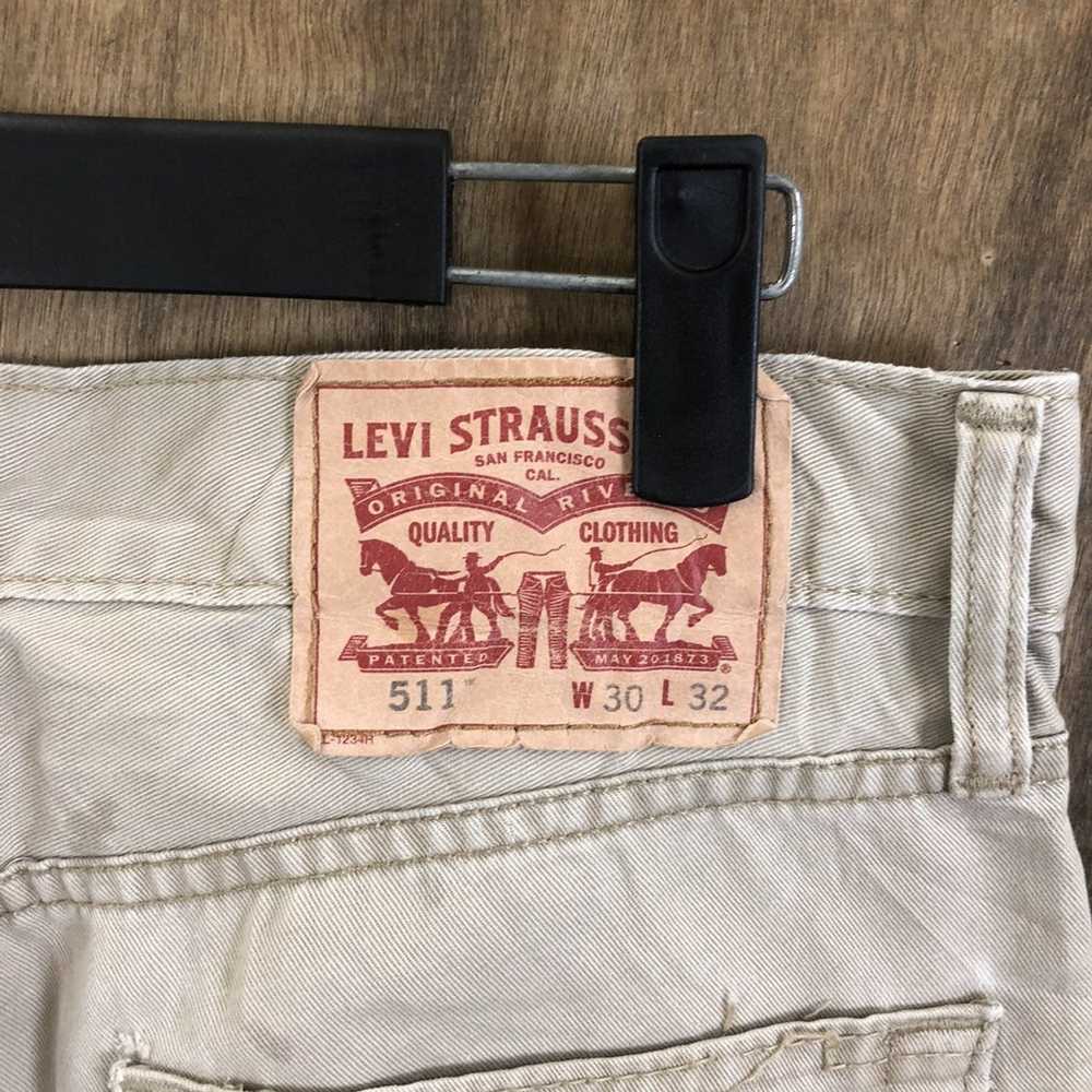 Levi's × Streetwear × Vintage Levis Brown Distres… - image 12
