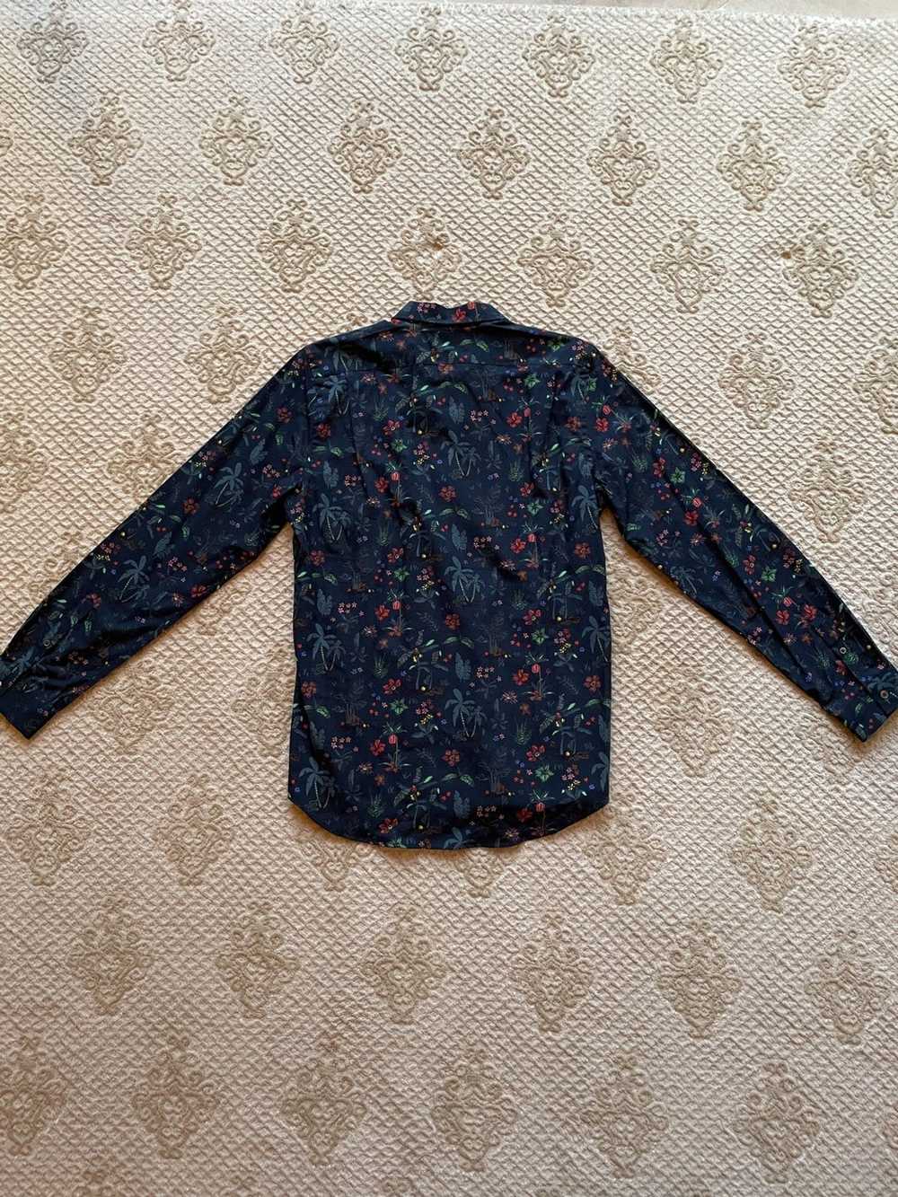Paul Smith Navy Floral Shirt - image 2