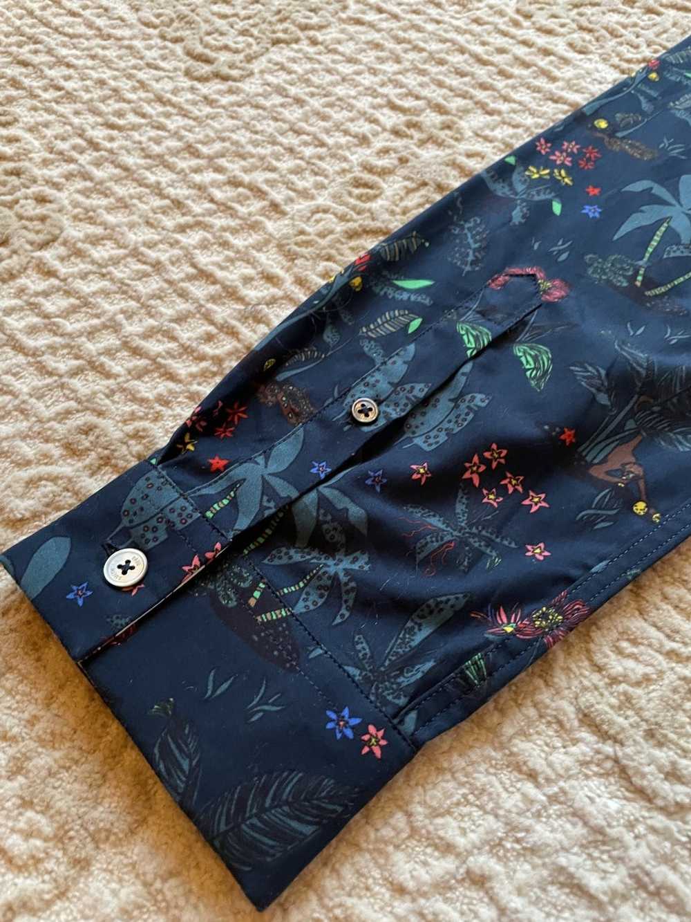 Paul Smith Navy Floral Shirt - image 4