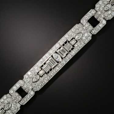 Art Deco Diamond Bracelet by Katz and Ogush - image 1