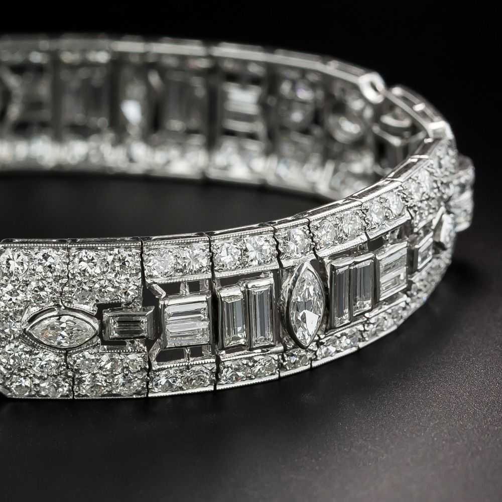 Art Deco Diamond Bracelet by Katz and Ogush - image 2