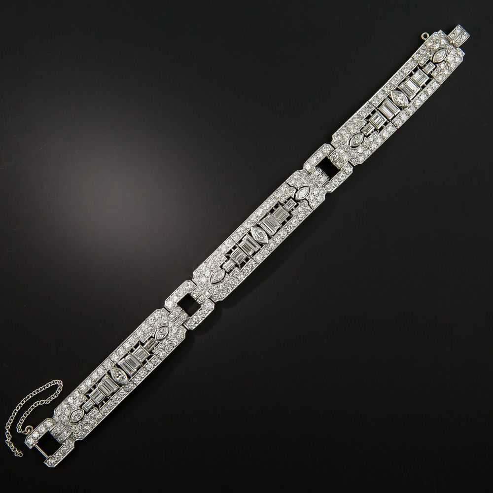 Art Deco Diamond Bracelet by Katz and Ogush - image 3