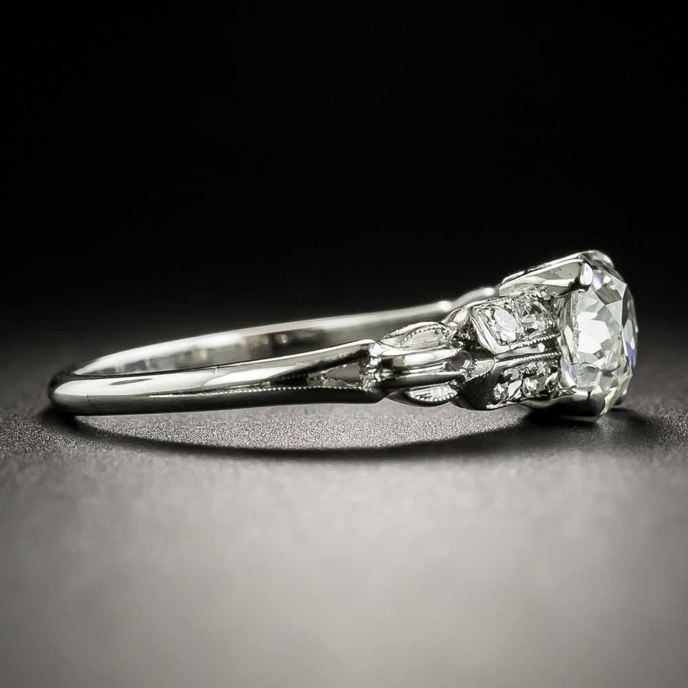 Art Deco 1.00 Carat Diamond Engagement Ring - GIA… - image 2