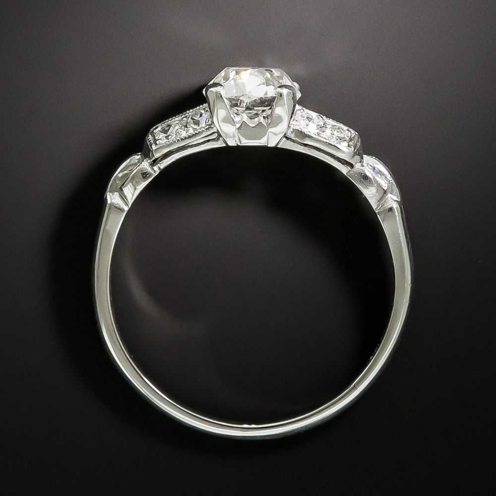 Art Deco 1.00 Carat Diamond Engagement Ring - GIA… - image 3
