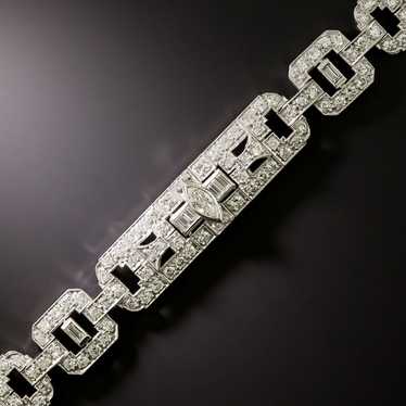 Art Deco Diamond Link Bracelet