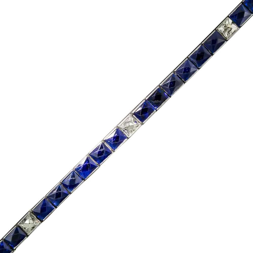 Oscar Heyman Art Deco No-Heat 9.75 Carat Sapphire… - image 3