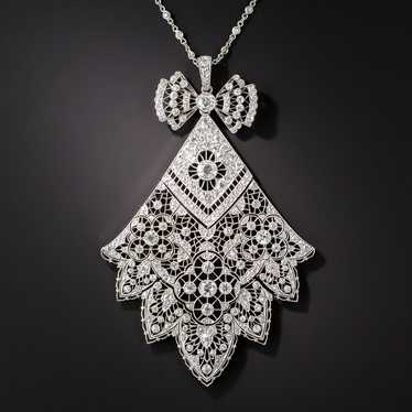 French Belle Epoque Diamond Necklace