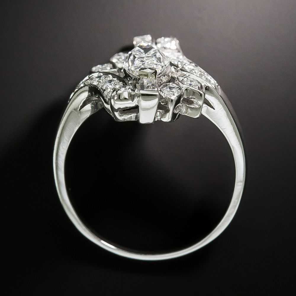 Vintage .76 Carat Marquise Diamond Dinner Ring - … - image 3